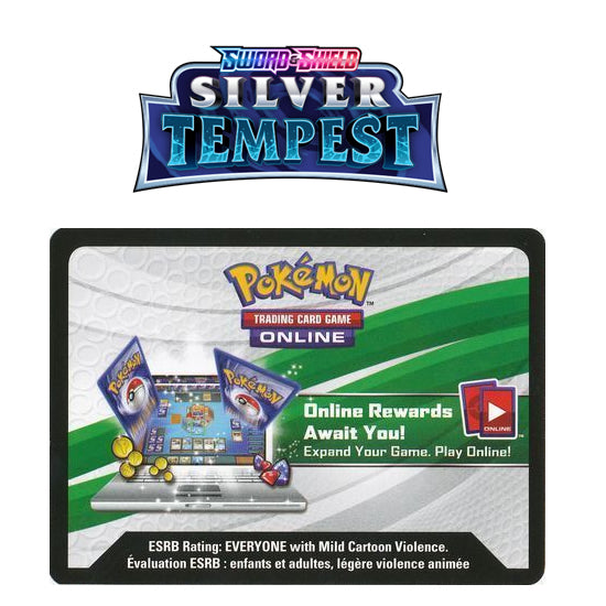 Pokemon Sword & Shield Silver Tempest Online Booster Code
