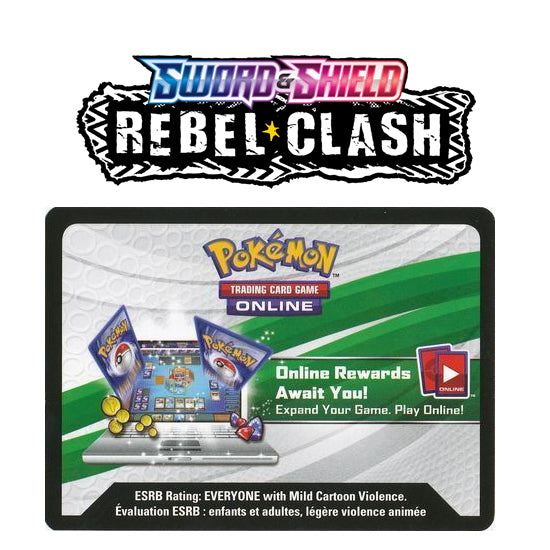Pokemon Sword & Shield Rebel Clash Online Booster Code - Instant Delivery
