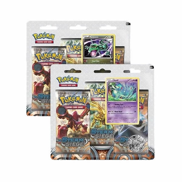 Pokemon XY Steam Siege 3 Pack Blister (Twin Pack)