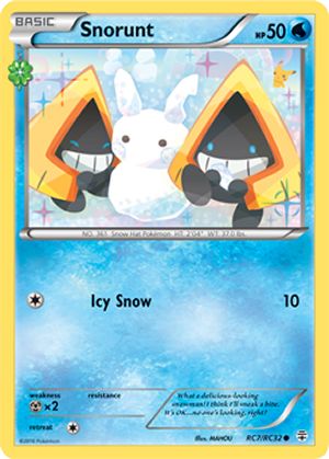 Snorunt RC7/RC32 Common Pokemon Card (Generations RC)