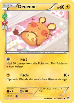 Dedenne RC10/RC32 Uncommon Pokemon Card (Generations RC)