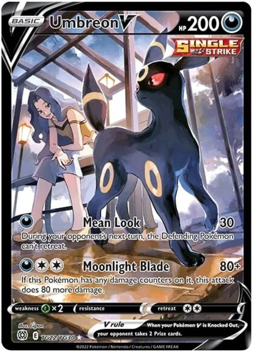 Umbreon V TG22/TG30 Ultra-Rare Pokemon Card (SWSH Brilliant Stars)