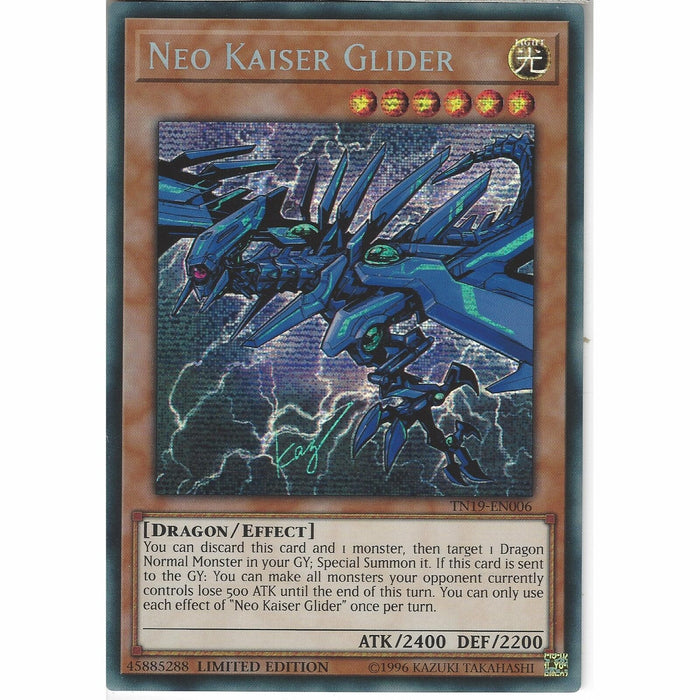 TN19-EN006 Neo Kaiser Glider Prismatic Secret Rare Limited Edition (Yu-Gi-Oh! TCG)