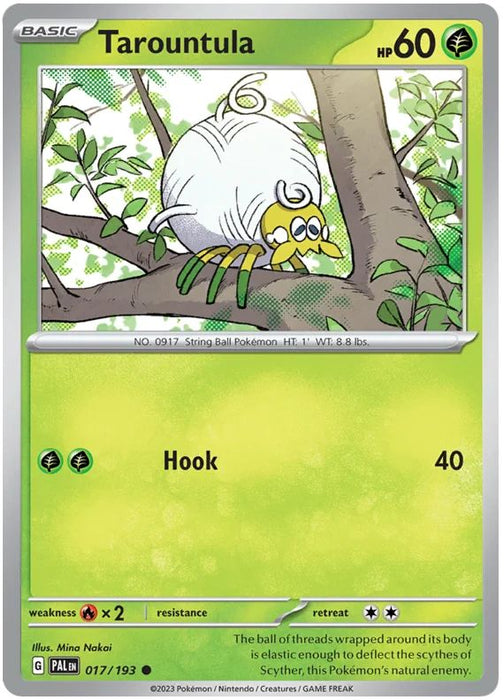 Tarountula 017/193 Common Pokemon Card (SV2 Paldea Evolved)