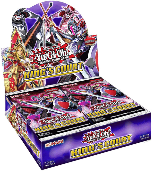 Yu-Gi-Oh! Kings Court 1st Edition Booster Box (24 Booster Packs)