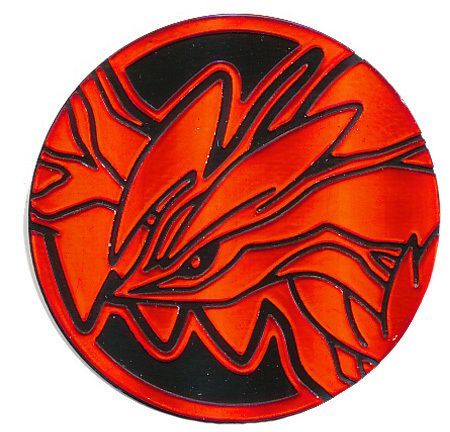 Official Pokemon Coin - Yveltal Red Coin
