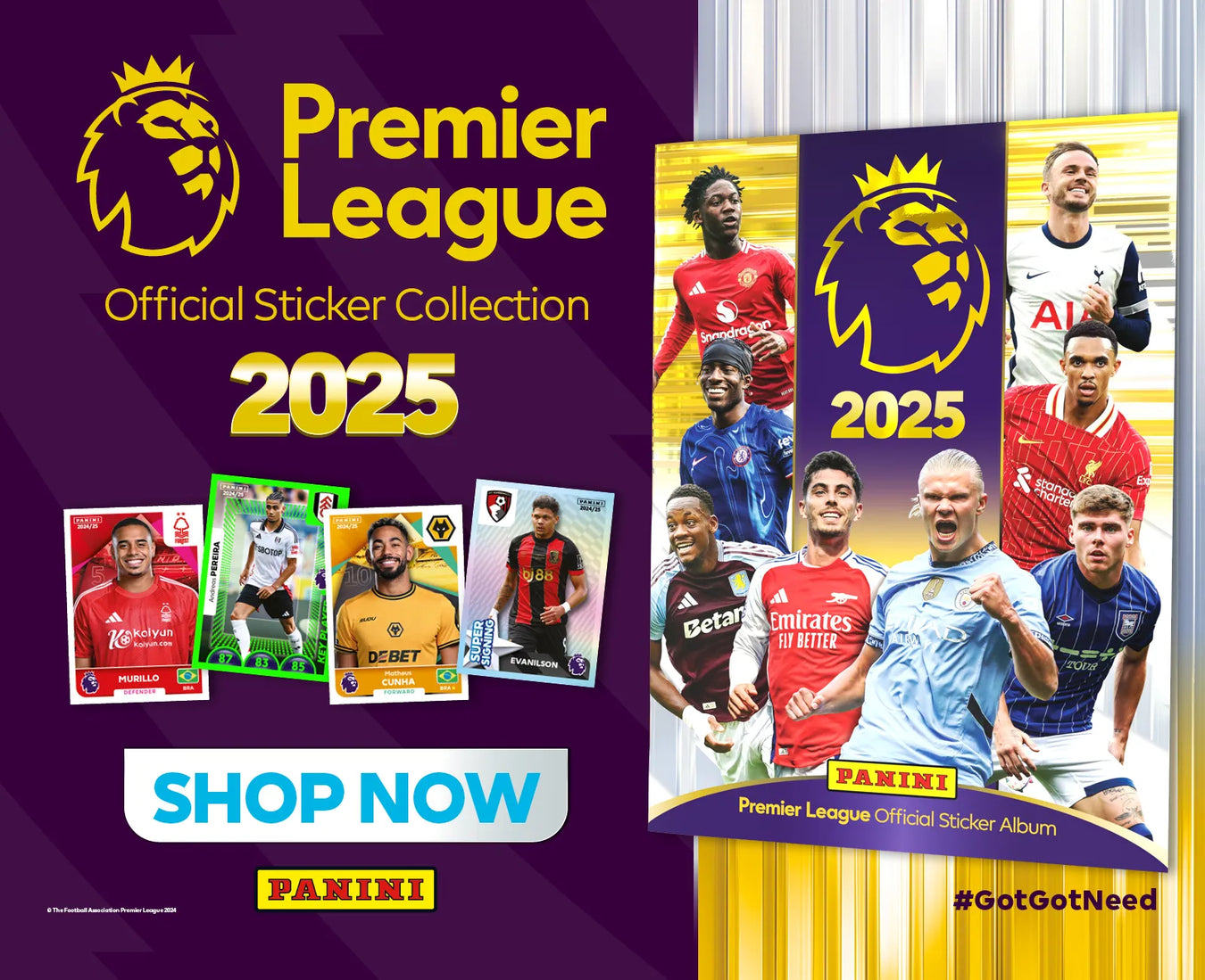 Premier League Official Sticker Collection 2025