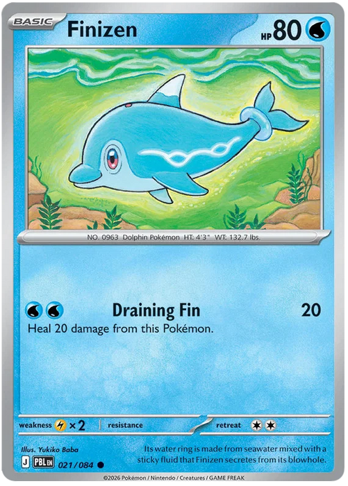 Finizen 021/084 Common Pokemon Card (Mega Evolution Pitch Black)