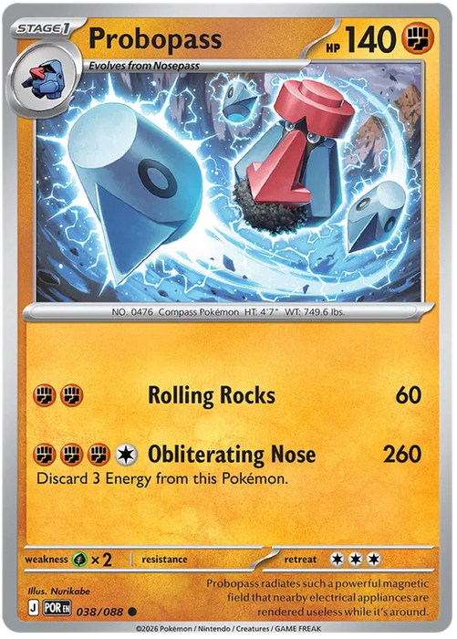 Probopass 038/088 Pokemon Card (Mega Evolution Perfect Order)