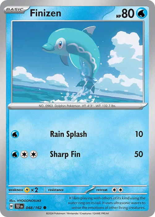 Finizen 048/162 Common Pokemon Card (SV Temporal Forces)