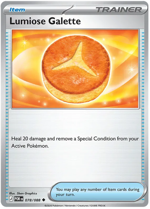 Lumiose Galette 078/088 Pokemon Card (Mega Evolution Perfect Order)