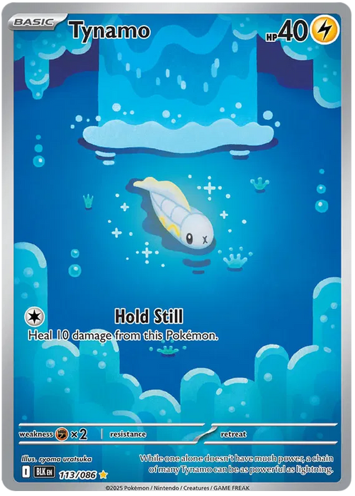 Tynamo 113/086 Illustration Rare Pokemon Card (Scarlet & Violet Black Bolt)