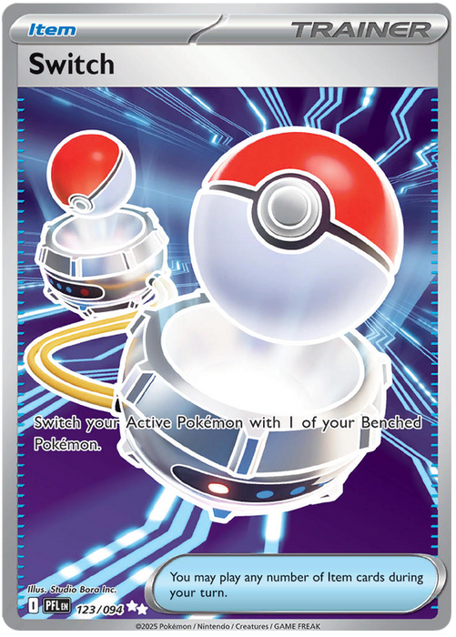 Switch 123/094 Ultra Rare Pokemon Card (Mega Evolution Phantasmal Flames)