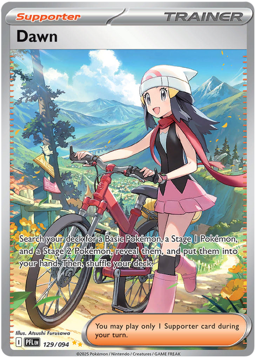 Dawn 129/094 Special Illustration Rare Pokemon Card (Mega Evolution Phantasmal Flames)