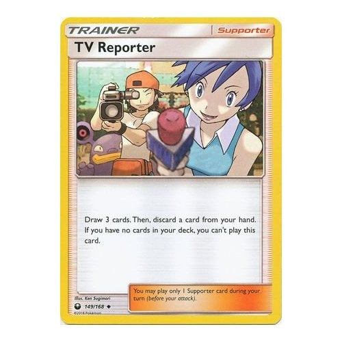 TV Reporter 149/168 Uncommon Pokemon Card (Celestial Storm) Titan Cards Ltd TV Reporter 149/168 Uncommon Pokemon Card (Celestial Storm) Titan Cards Ltd