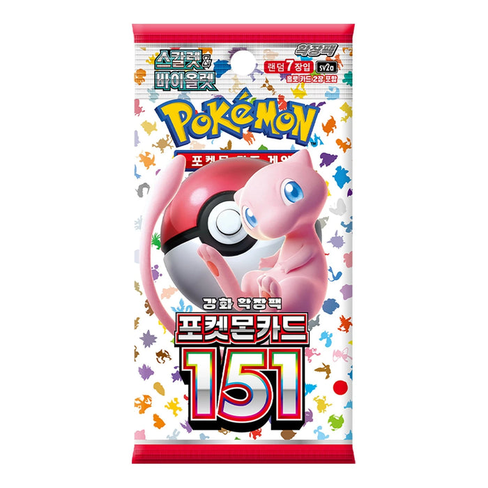 Pokemon TCG 151 SV2A Korean Booster Pack