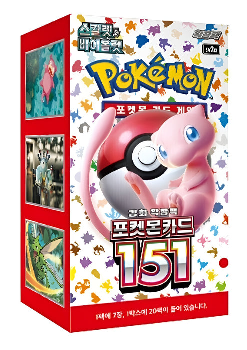 Pokemon TCG Scarlet & Violet 151 SV2A Korean Booster Box (20 Booster Packs)