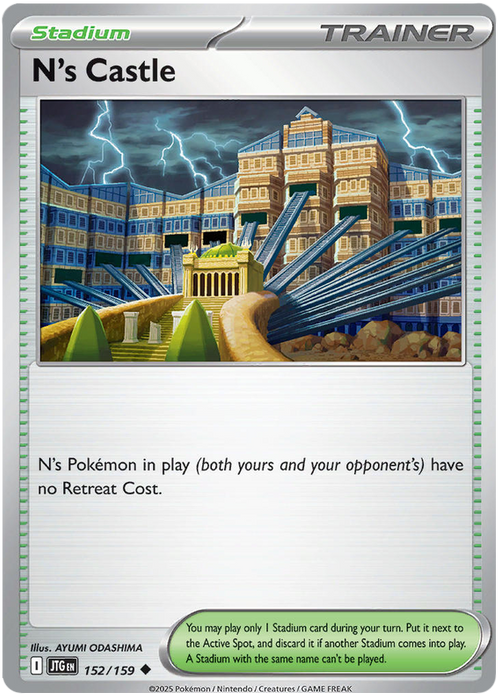 N's Castle 152/159 Uncommon Pokemon Card (Scarlet & Violet Journey Together)