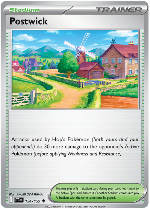 Postwick 154/159 Uncommon Pokemon Card (Scarlet & Violet Journey Together)