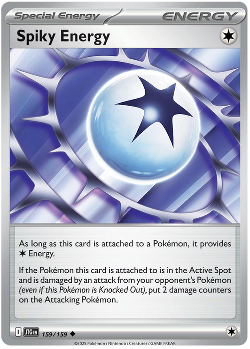 Spiky Energy 159/159 Uncommon Pokemon Card (Scarlet & Violet Journey Together)