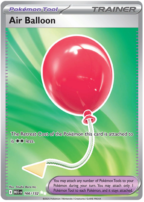 Air Balloon 166/132 Ultra Rare Pokemon Card (Mega Evolution Base Set ME01)