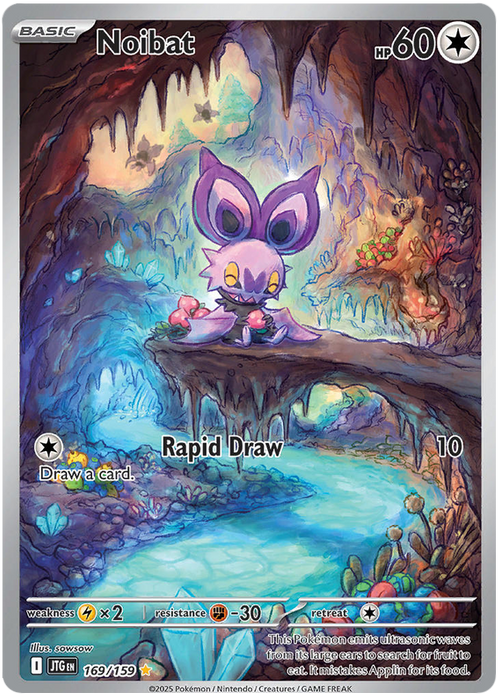 Noibat 169/159 Illustration Rare Pokemon Card (Scarlet & Violet Journey Together)