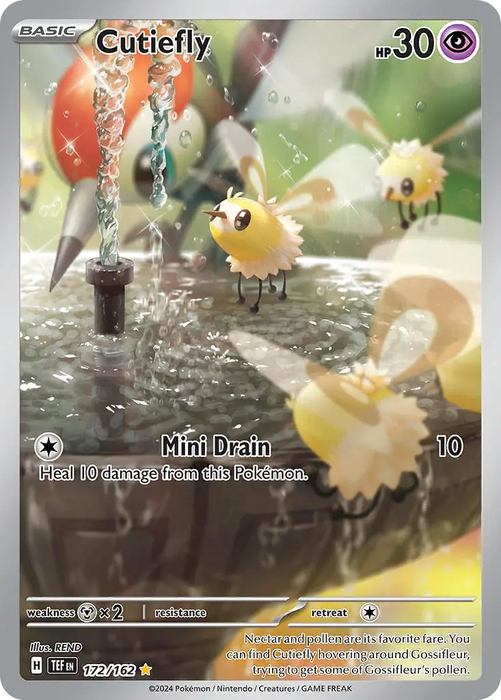 Cutiefly 172/162 Illustration Rare Pokemon Card (SV Temporal Forces)