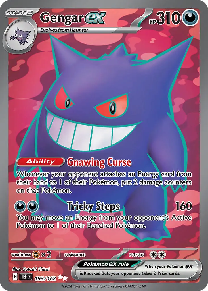 gengar rare pokemon card ex 193/162 Ultra (SV Temporal Forces) — Titan Cards Ltd The item may be Here Comes Team Rocket! Style:Black Panther 24x14 playmat