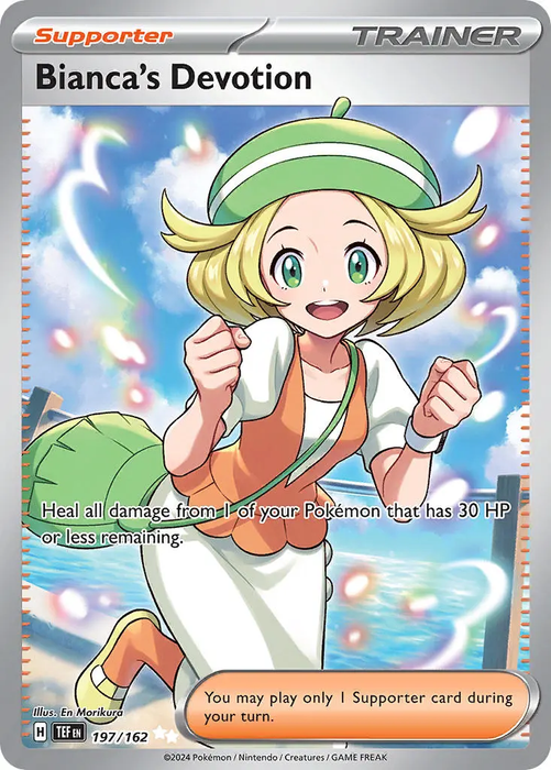 Bianca's Devotion 197/162 Ultra Rare Pokemon Card (SV Temporal Forces)