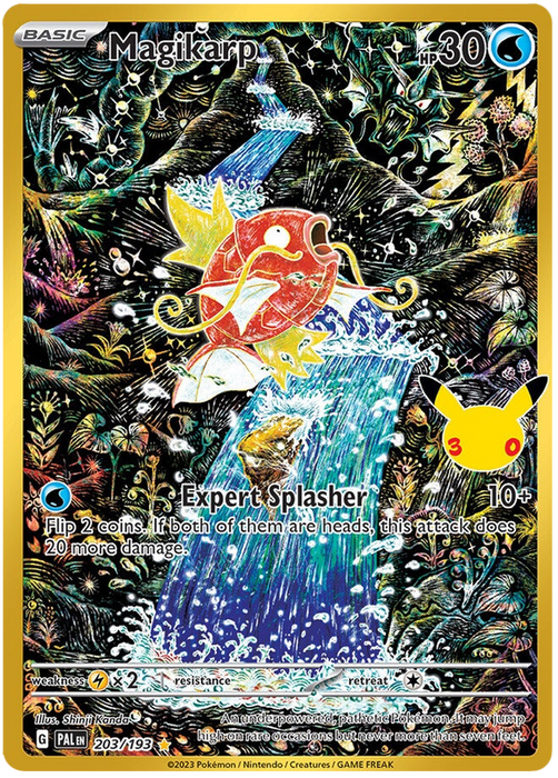 Magikarp 030/030 Illustration Rare Pokemon Card (30th Anniversary Classic Collection)