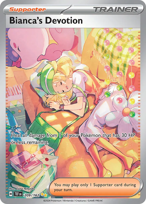 Bianca's Devotion 209/162 Special Illustration Rare Pokemon Card (SV Temporal Forces)