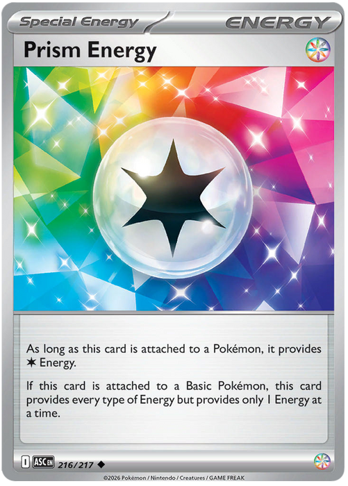 Prism Energy 216/217 Uncommon Pokemon Card (Mega Evolution Ascended Heroes)