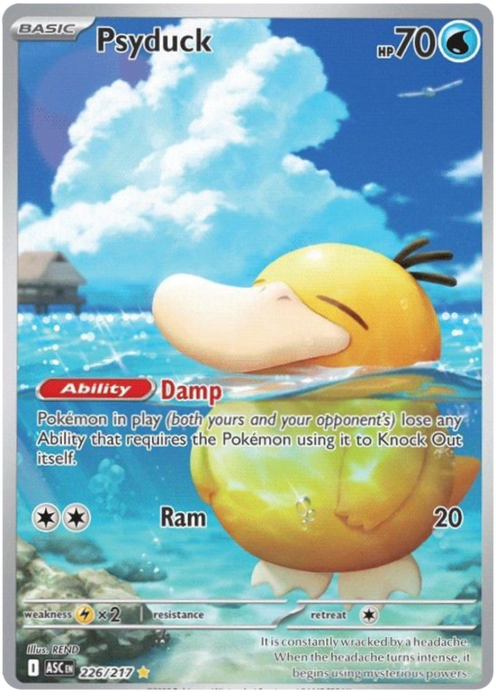 Psyduck 226/217 Illustration Rare Pokemon Card (Mega Evolution Ascended Heroes)