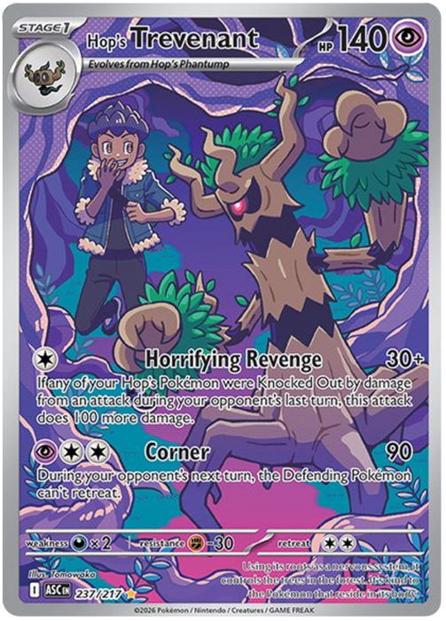 Hop's Trevenant 237/217 Illustration Rare Pokemon Card (Mega Evolution Ascended Heroes)