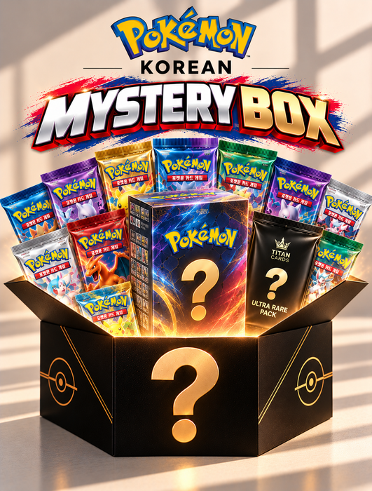 Korean Pokémon Mystery Box (Includes High Class Booster Box + 15 Mixed Boosters + Titan Ultra Rare Pack)