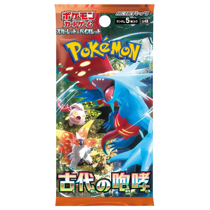 Pokemon Ancient Roar SV4K Japanese Booster Box (30 Booster Packs)