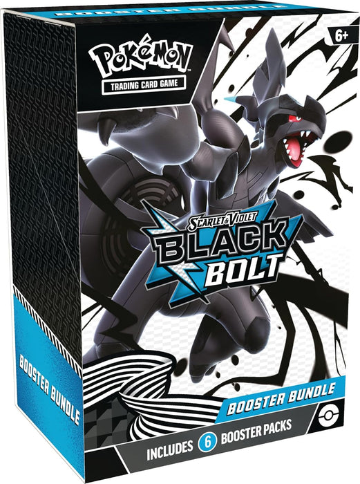 Pokemon TCG Scarlet & Violet Black Bolt Booster Bundle (6 Booster Packs)
