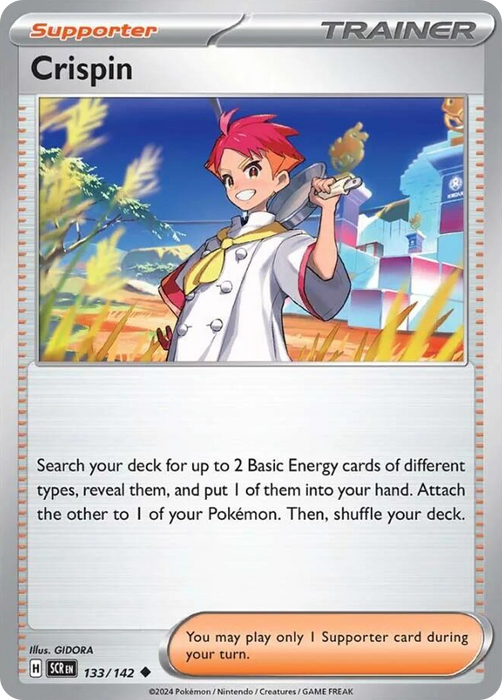 Crispin 133 /142 Uncommon Pokemon Card (SV Stellar Crown)