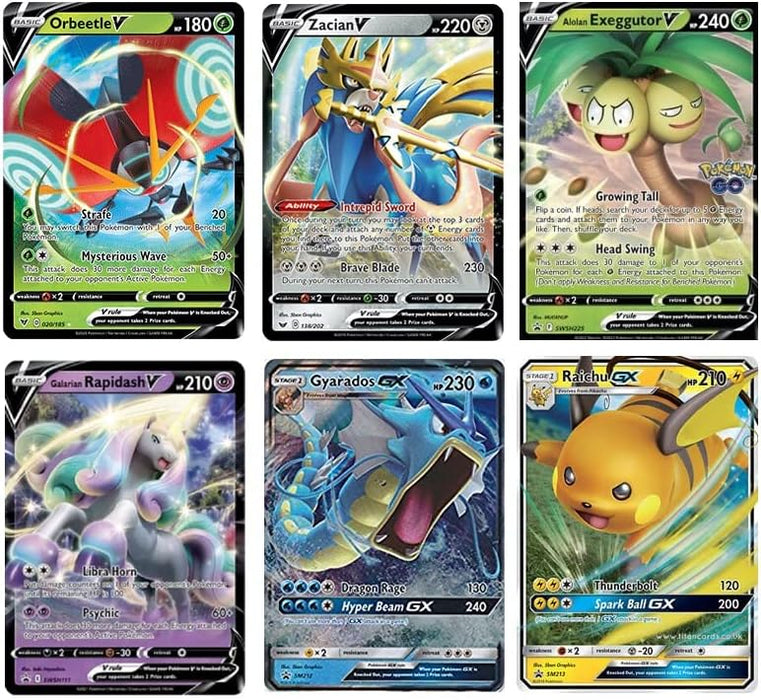 Pokemon 5x Random ULTRA RARE Cards Bundle (V/VSTAR/VMAX or EX Cards) Pokemon 5x Random ULTRA RARE Cards Bundle (V/VSTAR/VMAX or EX Cards)