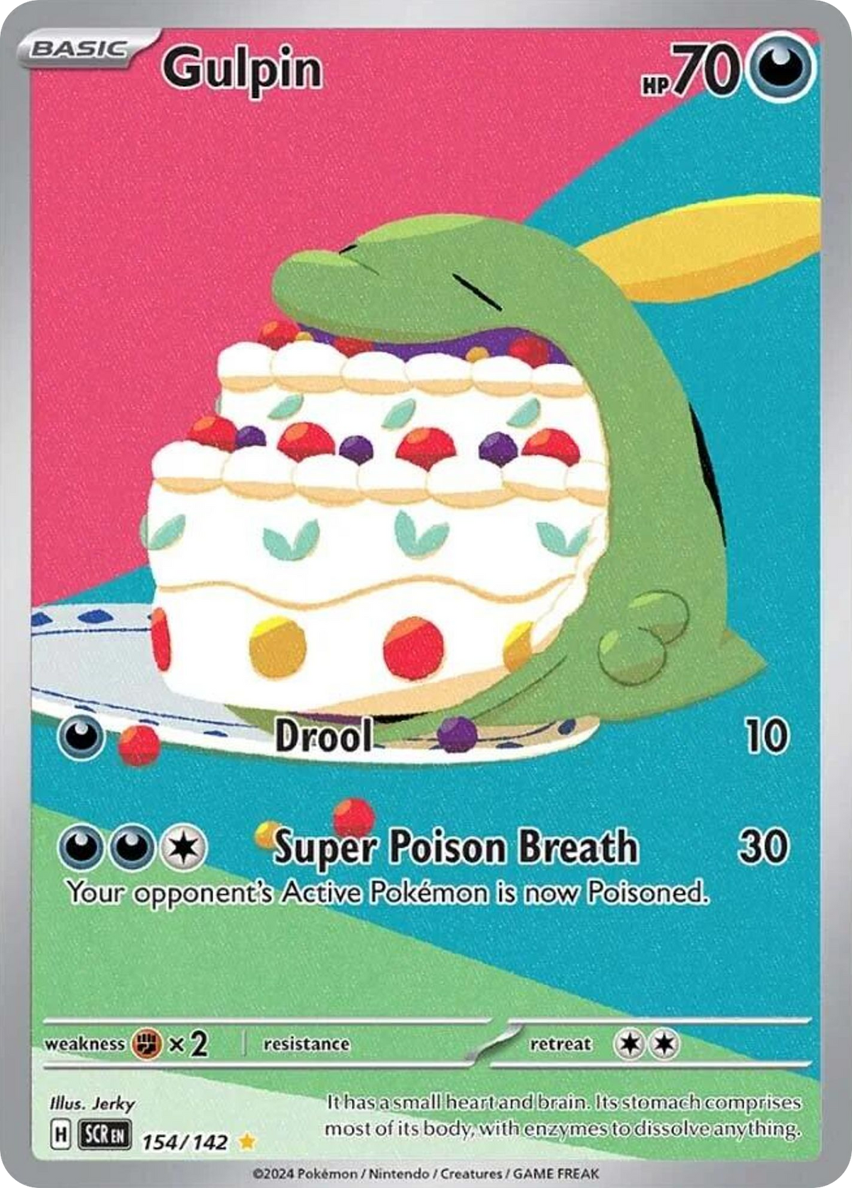 Gulpin 154/142 Illustration Rare Pokemon Card — Titan Cards Ltd