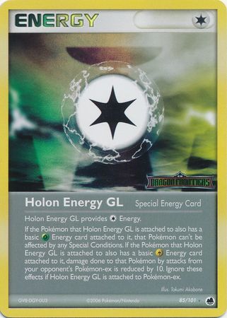 Holon Energy GL 85/101 Rare Pokemon Card (EX Dragon Frontier)