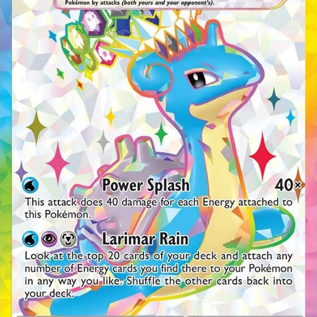 Lapras ex 158/142 Ultra Rare Pokemon Card — Titan Cards Ltd