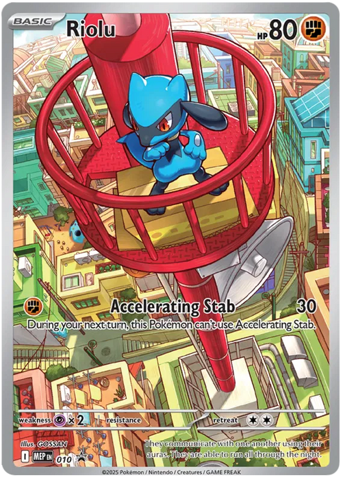 Riolu MEP010 Pokemon Promo Card
