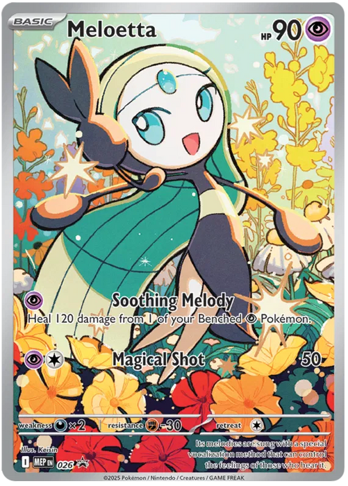 Meloetta MEP026 Pokemon Promo Card