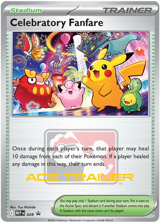 Celebratory Fanfare MEP028 Pokemon Promo Card