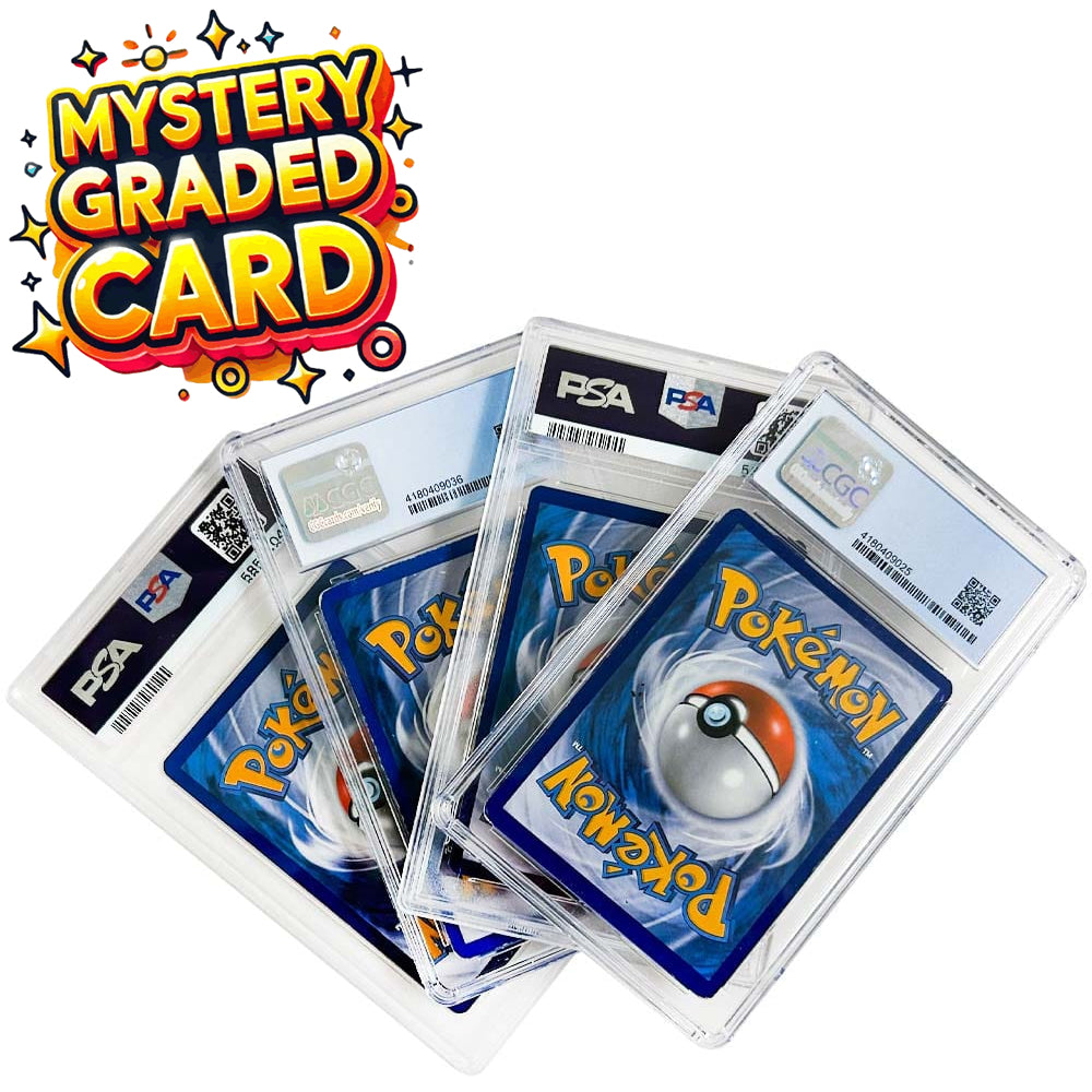 cheap graded cards pokemon Pokemon Card Mystery Box: Graded Card and Replica Gameboy Cartridge – Gold  Dust Toys main image 0