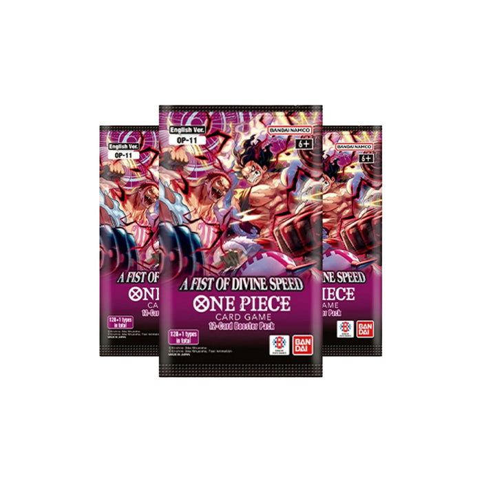 One Piece Card Game: A Fist of Divine Speed (OP-11) – Sealed Booster Pack