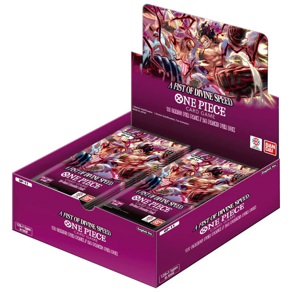 One Piece Card Game: A Fist of Divine Speed (OP-11) – Sealed Booster Box