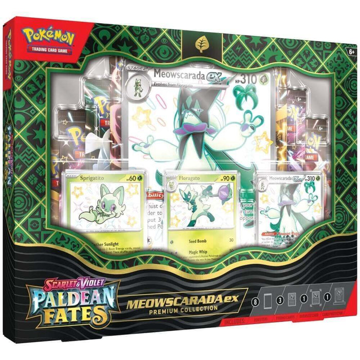 Pokemon Paldean Fates Premium Collection: Skeledirge, Quaquaval & Meowscarada (Bundle of 3)