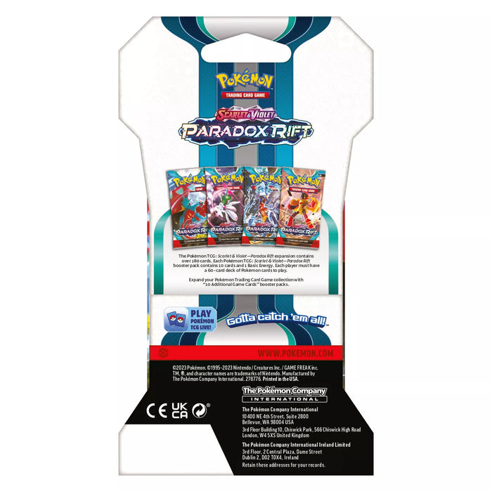 Pokemon TCG Paradox Rift Sleeved Booster Pack (Random Artwork)